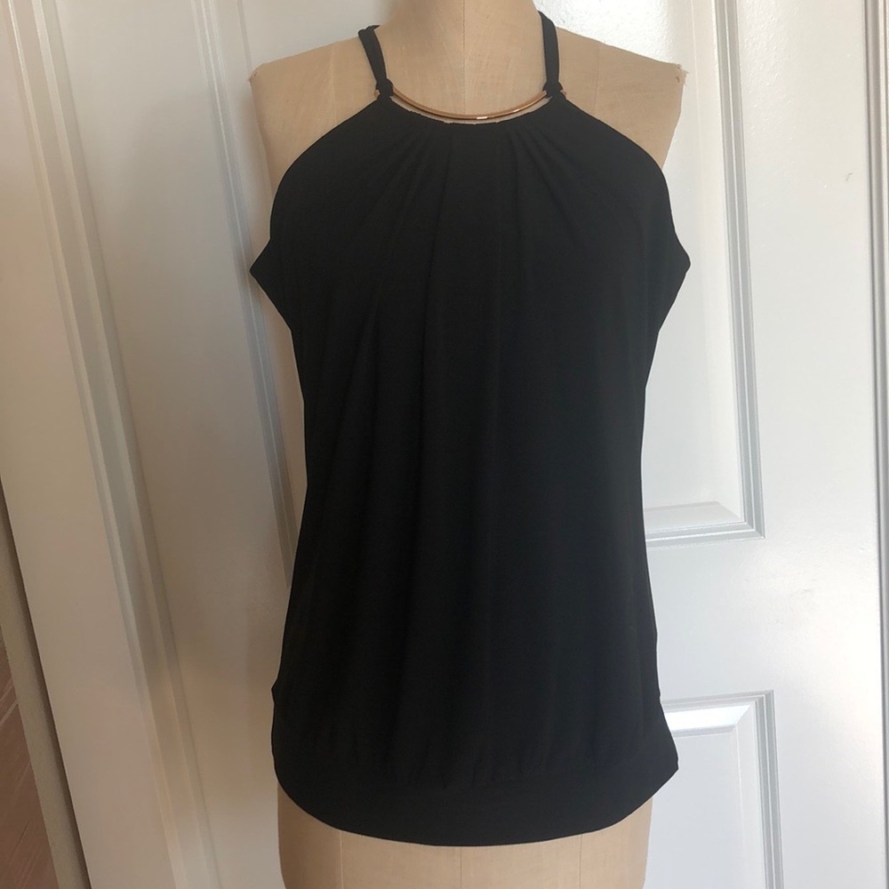 Metal halter top